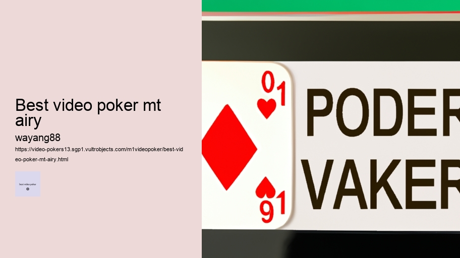 best video poker mt airy