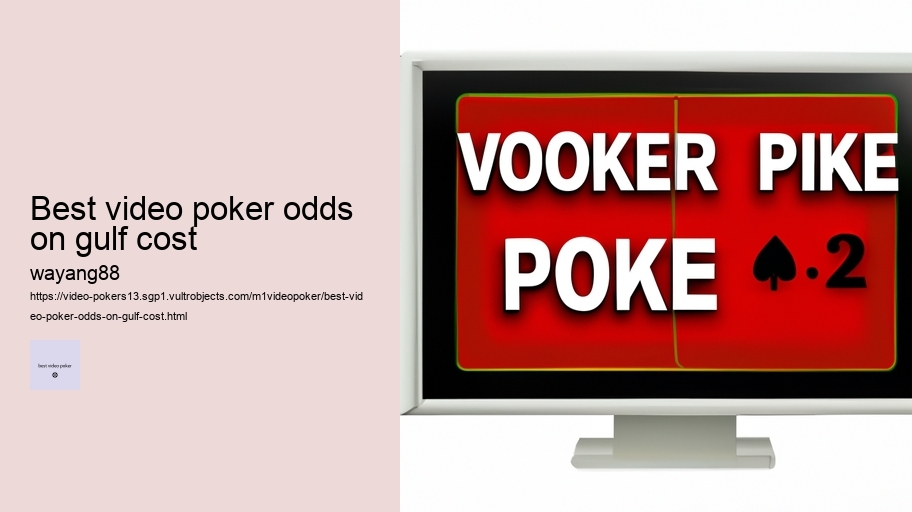 best video poker odds on gulf cost