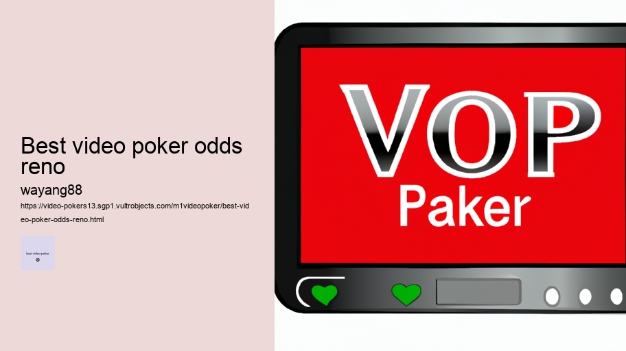 best video poker odds reno