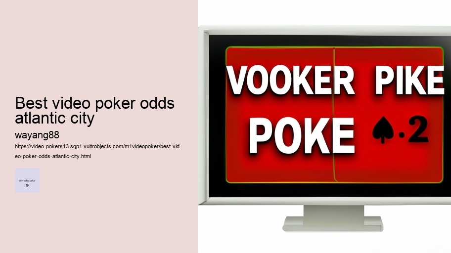 best video poker odds atlantic city