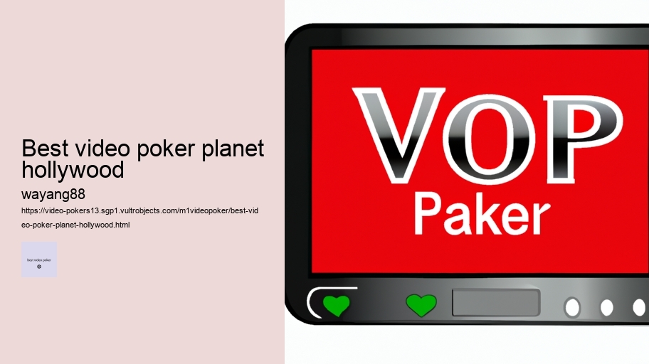 best video poker planet hollywood