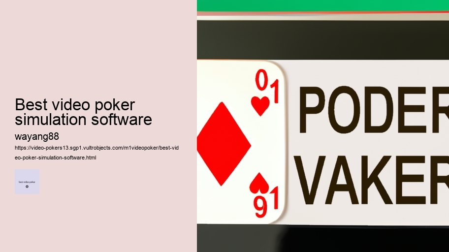 best video poker simulation software