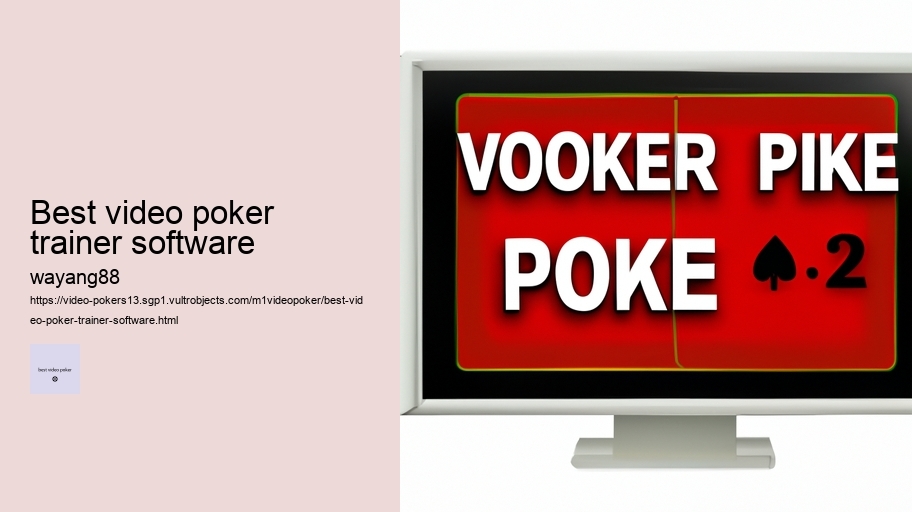best video poker trainer software