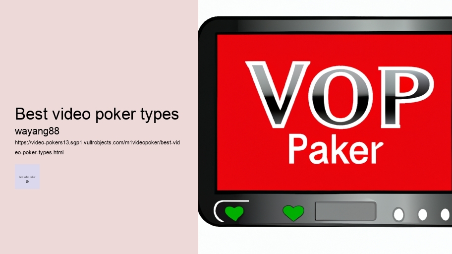 best video poker types